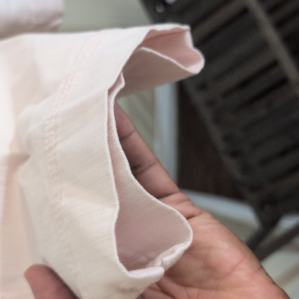 Jones & Co | Light Pink Women's Shorts Cotton Blend - Picture 4 of 14